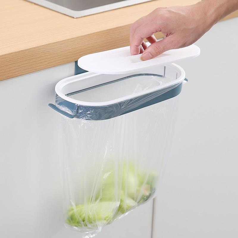 Portable Plastic Garbage Holder Kitchen Organzier