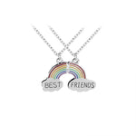 Pendant Necklace 2 Pcs/ Set for Friends /Honey /Love /Couple