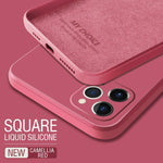 Square Liquid Silicone Phone Case