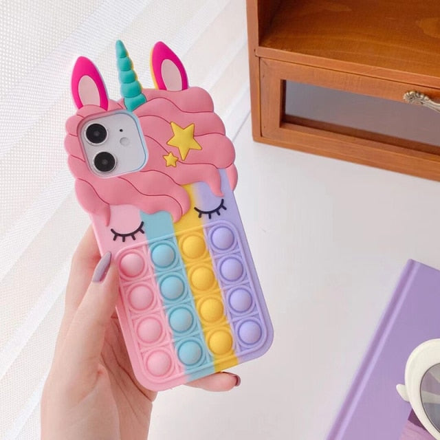 Rainbow Silicone Phone Case For phone