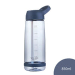 Outdoor Water Bottle with Straw Sports Bottles